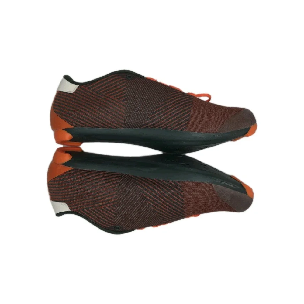 Adidas The Road Cycling Shoes Orange Green Lace Up Men's Size‎ 7.5